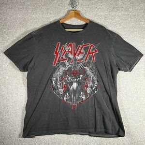 Y2K Slayer faded heavy metal band tee shirt tshirt